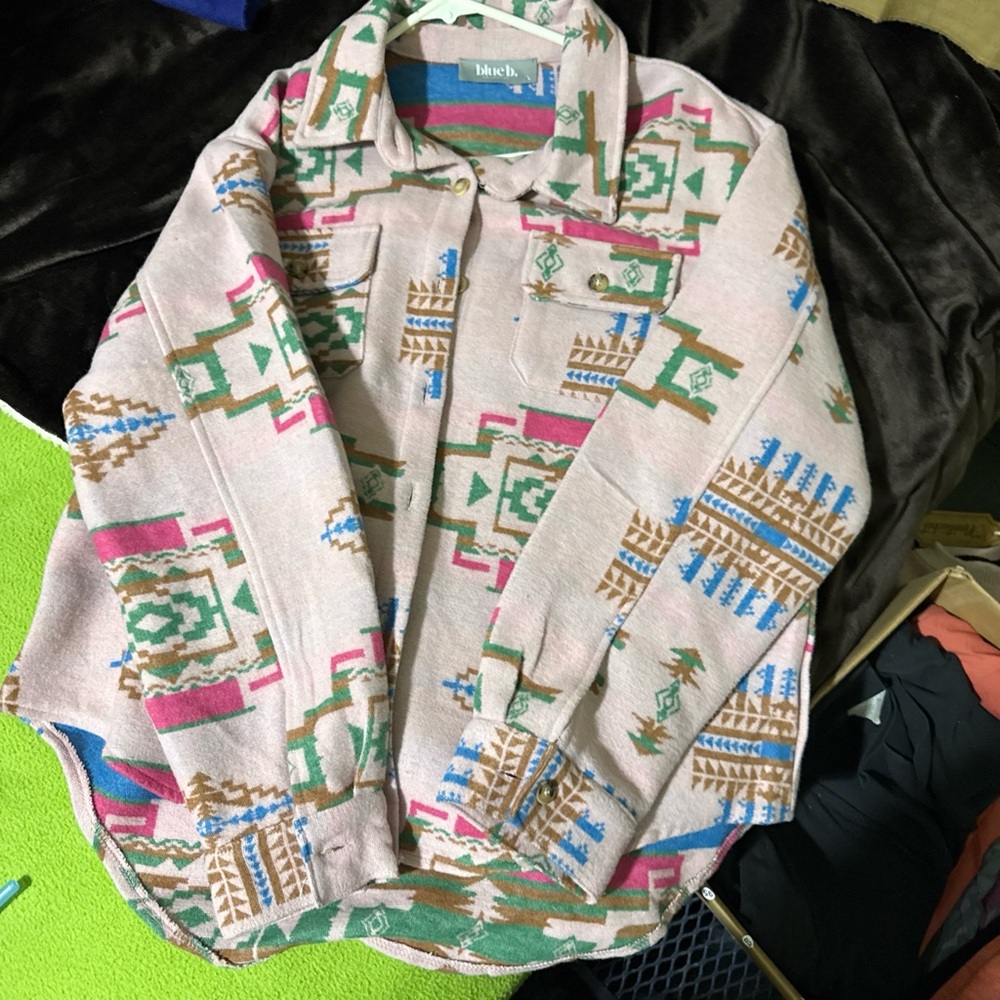 Hatch Multicolor Geometric Shirt